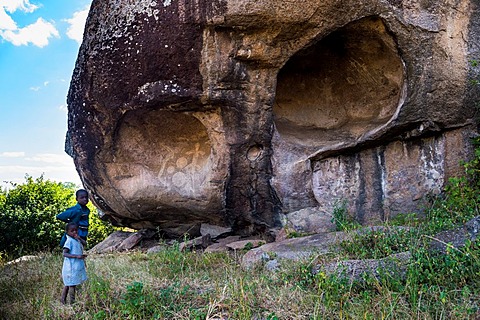 Unesco world heritage sight Chongoni Rock-Art Area, Malawi, Africa